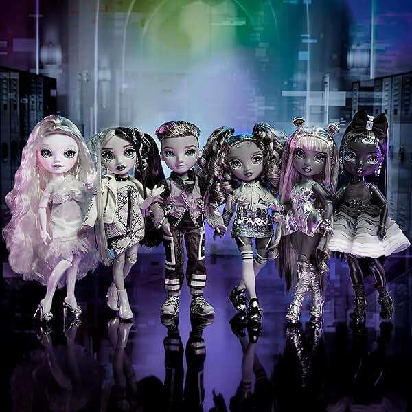 Rainbow High Shadow Series 1 Ash Silverstone- Greyscale Boy Fashion Doll. 2 Silver Designer Outfits to Mix & Match with Accessories, Great Gift, Multicolor, 583578EUC - Image 2