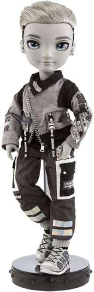 Rainbow High Shadow Series 1 Ash Silverstone- Greyscale Boy Fashion Doll. 2 Silver Designer Outfits to Mix & Match with Accessories, Great Gift, Multicolor, 583578EUC - Image 5