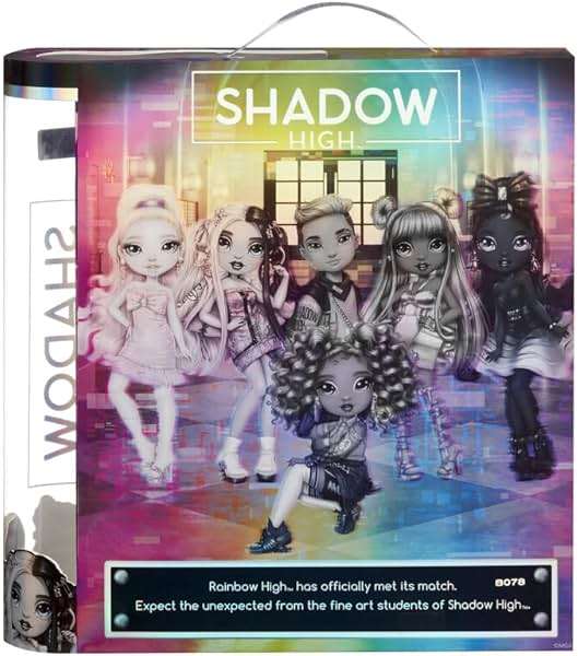 Rainbow High Shadow Series 1 Ash Silverstone- Greyscale Boy Fashion Doll. 2 Silver Designer Outfits to Mix & Match with Accessories, Great Gift, Multicolor, 583578EUC - Image 7