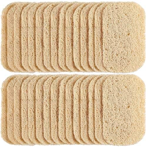 Soap Savers Pads Draining Lift Pad Bar Dish Soap Saver Holder Accessories Draining Mat for Shower Kitchen Bathroom Travel Hotel Cleaning(Beige,50 Pcs) - Product Image