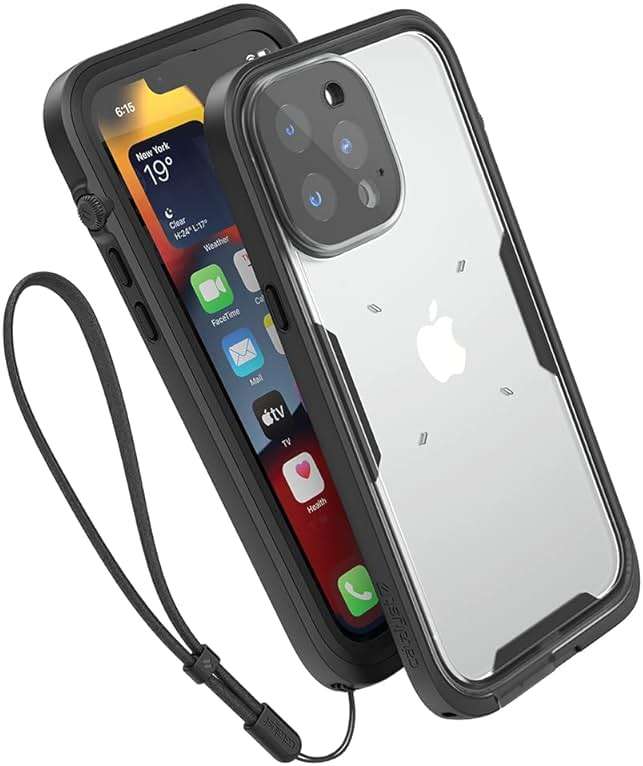 Catalyst Total Protection Case for iPhone 13 Pro Max - 5X More Waterproof iPhone 13 Pro Max Case, Highly Responsive Screen and Face id, Survives up to 65% Higher Drops Black - Image 1