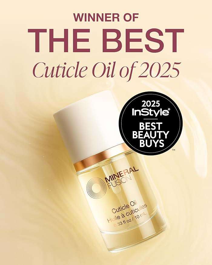 Mineral Fusion Cuticle Oil Nail Treatment - Natural Moisturizer with Vitamin E and Sweet Almond Oil - Softens & Protects Cuticles - Vegan, 99% Naturally Derived Formula - 0.33 oz - Image 3