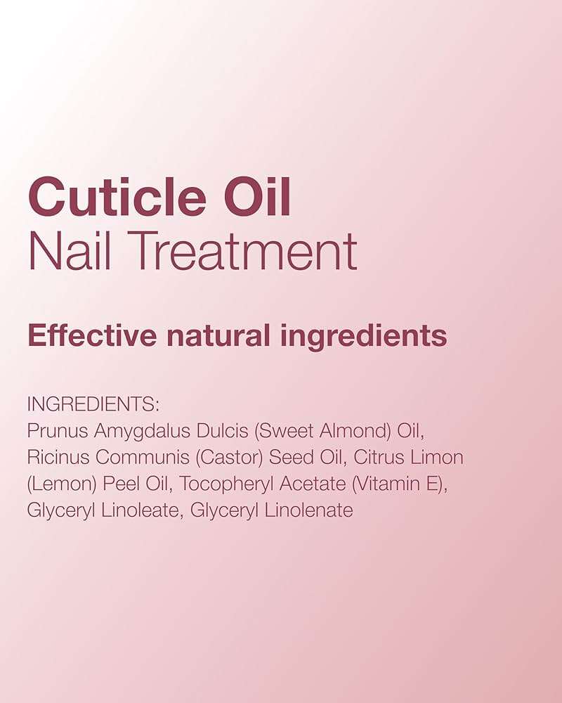 Mineral Fusion Cuticle Oil Nail Treatment - Natural Moisturizer with Vitamin E and Sweet Almond Oil - Softens & Protects Cuticles - Vegan, 99% Naturally Derived Formula - 0.33 oz - Image 8