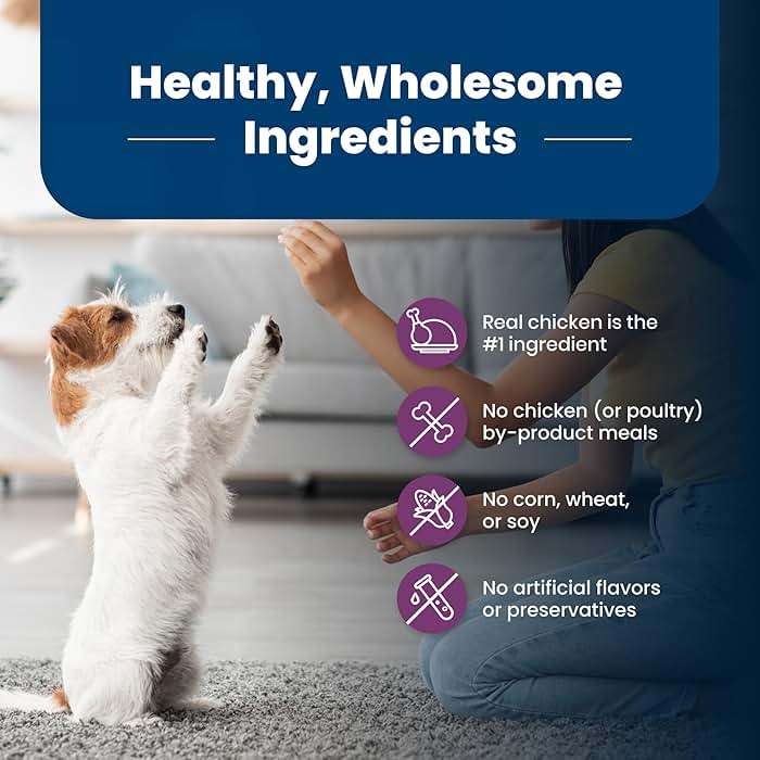 Blue Buffalo Life Protection Formula Small Breed Senior Dry Dog Food, Supports Joint Health and Immunity, Made with Natural Ingredients, Chicken & Brown Rice Recipe, 5-lb Bag - Image 6