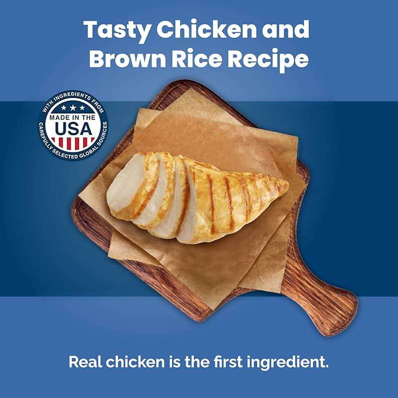 Blue Buffalo Life Protection Formula Chicken & Brown Rice Adult Dry Dog Food, Supports Immunity with Antioxidant-Rich LifeSource Bits, Promotes Healthy Muscle Development, Skin & Coat Health, 5 lbs. - Image 3