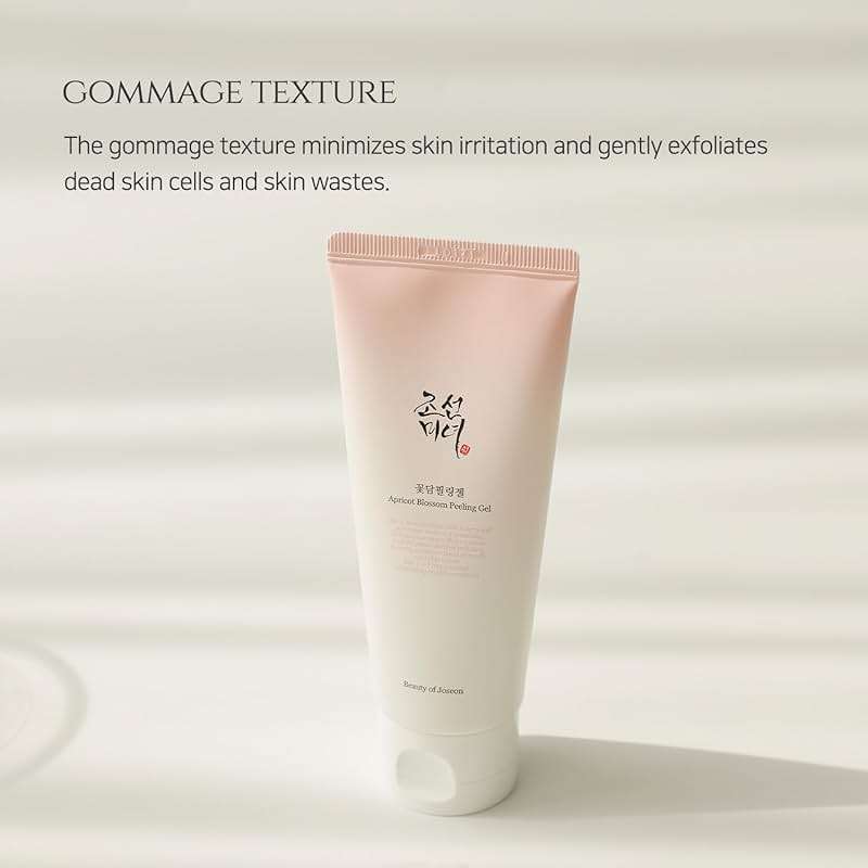 Beauty of Joseon Apricot Blossom Peeling Gel Soft Exfoliating Face and Body Scrub Dead Skin Cells Remover for All Skin Types, Korean Skincare for Men Women, 100ml, 3.38 fl.oz - Image 3