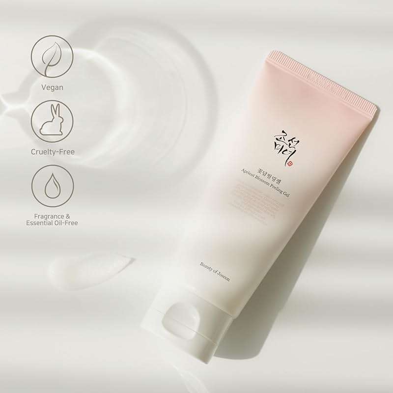 Beauty of Joseon Apricot Blossom Peeling Gel Soft Exfoliating Face and Body Scrub Dead Skin Cells Remover for All Skin Types, Korean Skincare for Men Women, 100ml, 3.38 fl.oz - Image 5