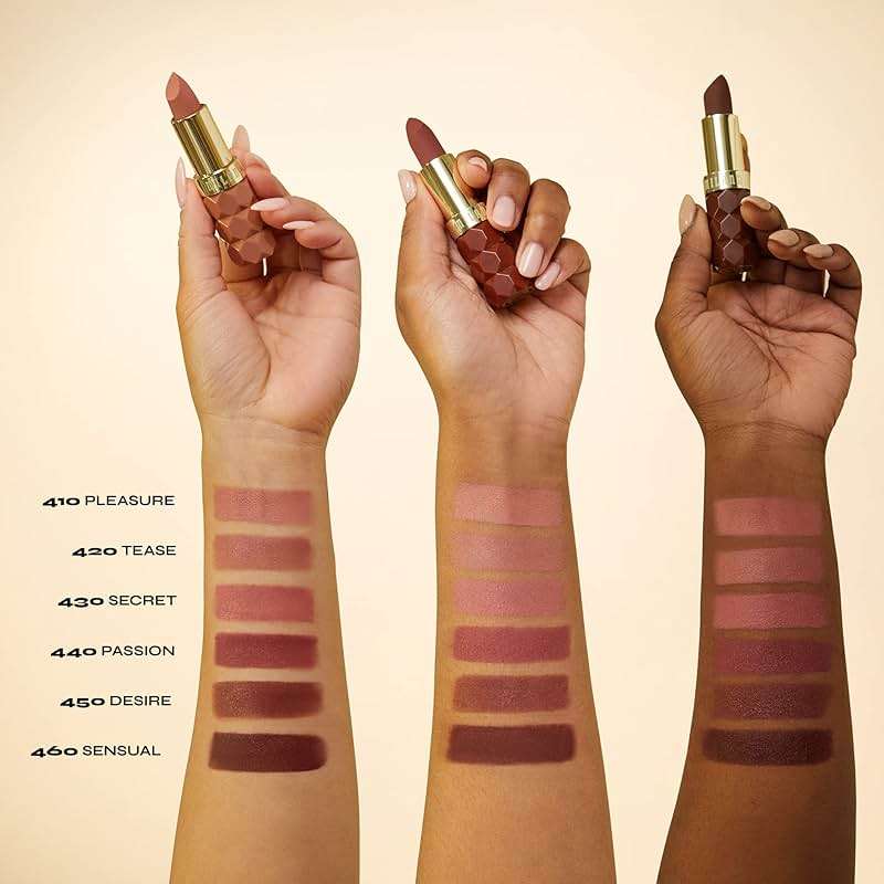 Milani Color Fetish Matte Lipstick, Hydrating Velvet Finish, Full Coverage Long Lasting, Moisturizing Cream Lip Color with Hyaluronic Acid, 0.14 oz, 460 Sensual - Image 7