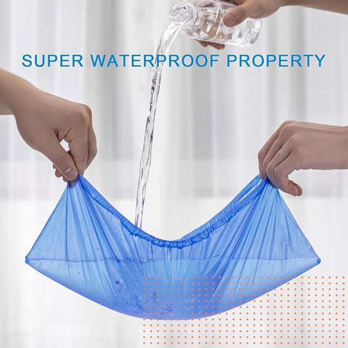 KCTUKA Disposable Shoe Covers, 50 PCS (25 Pairs) Green Convenience Boot Cover, Waterproof, Non slip, Dust proof, Protect Your Shoes, Floor, Carpet, One Size Fit Most - Image 5