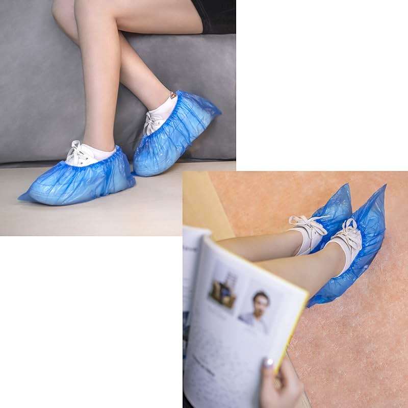 KCTUKA Disposable Shoe Covers, 50 PCS (25 Pairs) Green Convenience Boot Cover, Waterproof, Non slip, Dust proof, Protect Your Shoes, Floor, Carpet, One Size Fit Most - Image 8