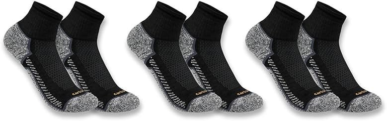 Carhartt Men's Force Midweight Crew Socks (3-Pack) - Product Image