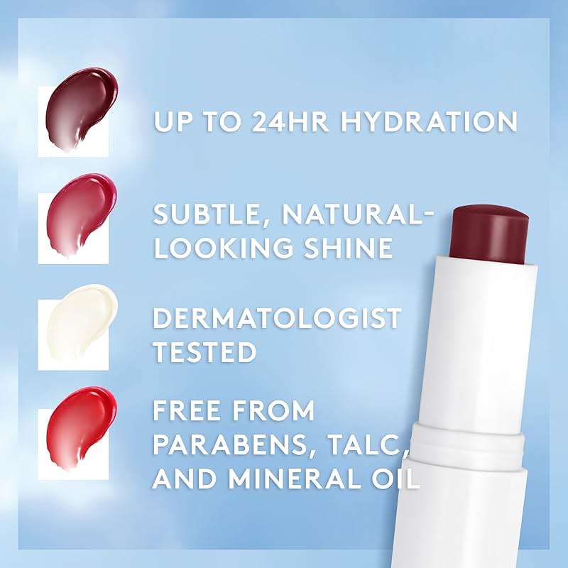 CoverGirl Clean Fresh Tinted Lip Balm, Vegan Formula, Hydrating, Natural Finish, Bliss You Berry, 1 Count - Image 5