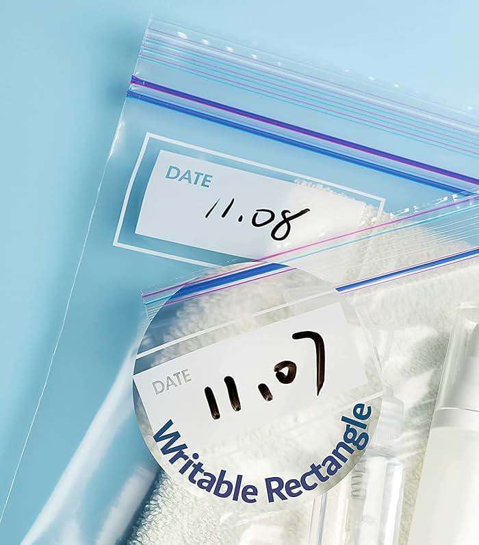 Gallon Zip Storage Bags- 1200 Count, Easy Grip Tabs, Zero BPA, Microwave Safe with Write-On Space, 24 Boxes of 50 - Image 6