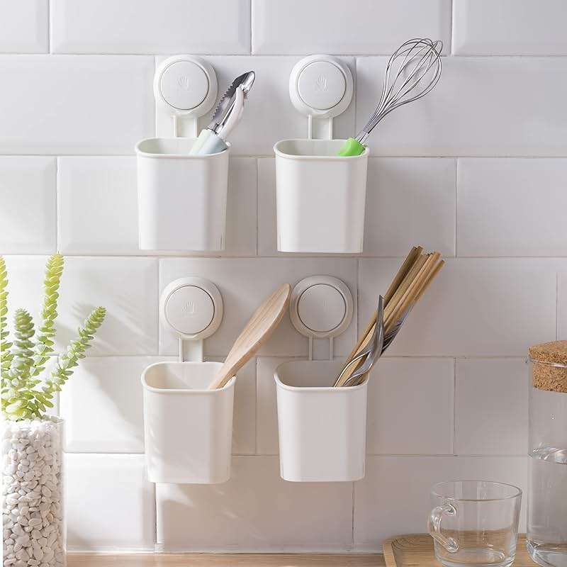 TAILI Suction Shower Grab Bar + Toothbrush Holder Bathroom Safety Handle Bathroom Organizer No Drilling and Removable Suction Mounted - Image 5