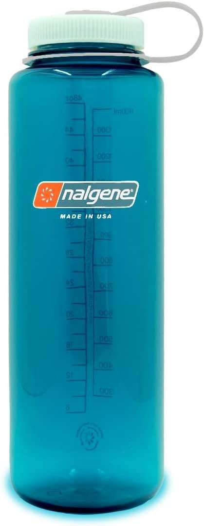 Nalgene 48 oz Wide Mouth Silo Water Bottle | BPA-Free, Durable & Leak Proof, Large & Lightweight for Hiking, Gym & Sports, Trout - Image 1