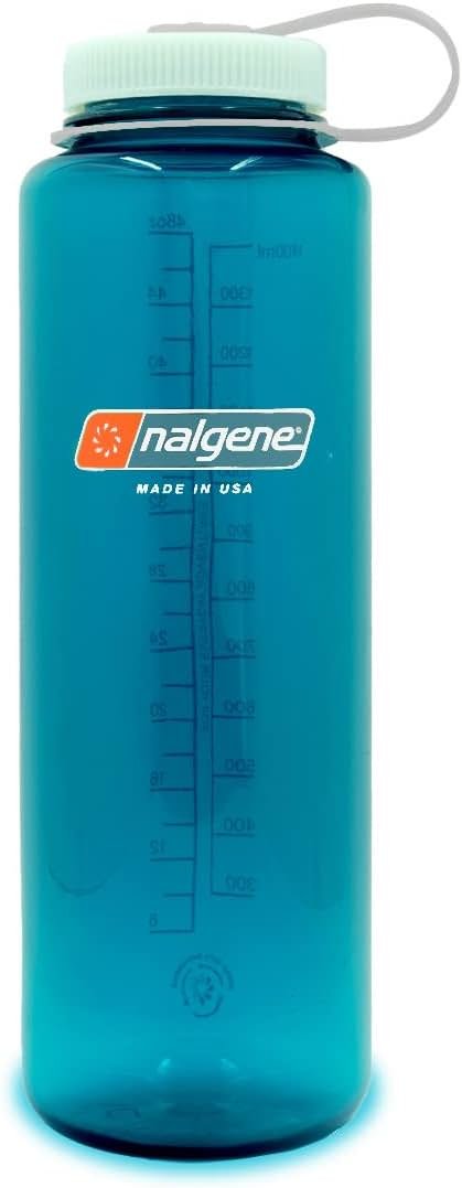 Nalgene 48 oz Wide Mouth Silo Water Bottle | BPA-Free, Durable & Leak Proof, Large & Lightweight for Hiking, Gym & Sports, Trout - Product Image