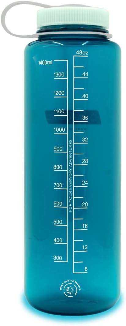 Nalgene 48 oz Wide Mouth Silo Water Bottle | BPA-Free, Durable & Leak Proof, Large & Lightweight for Hiking, Gym & Sports, Trout - Image 4