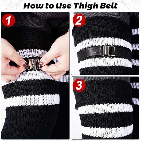 LOUSGUTA Plus Size Thigh High Socks for Thick Thighs- Extra Long Womens Cable Knitted Over Knee High Leg Warmer - Image 3