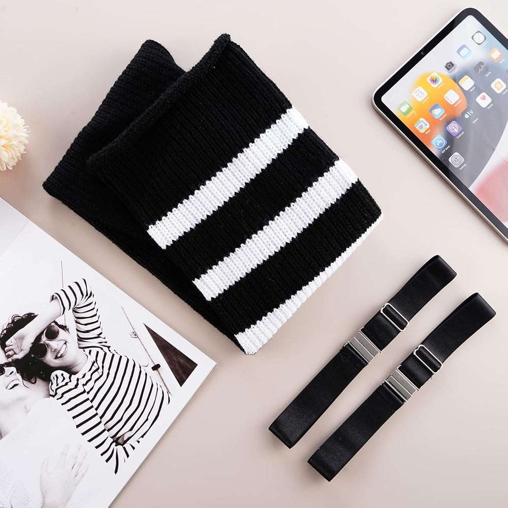 LOUSGUTA Plus Size Thigh High Socks for Thick Thighs- Extra Long Womens Cable Knitted Over Knee High Leg Warmer - Image 4