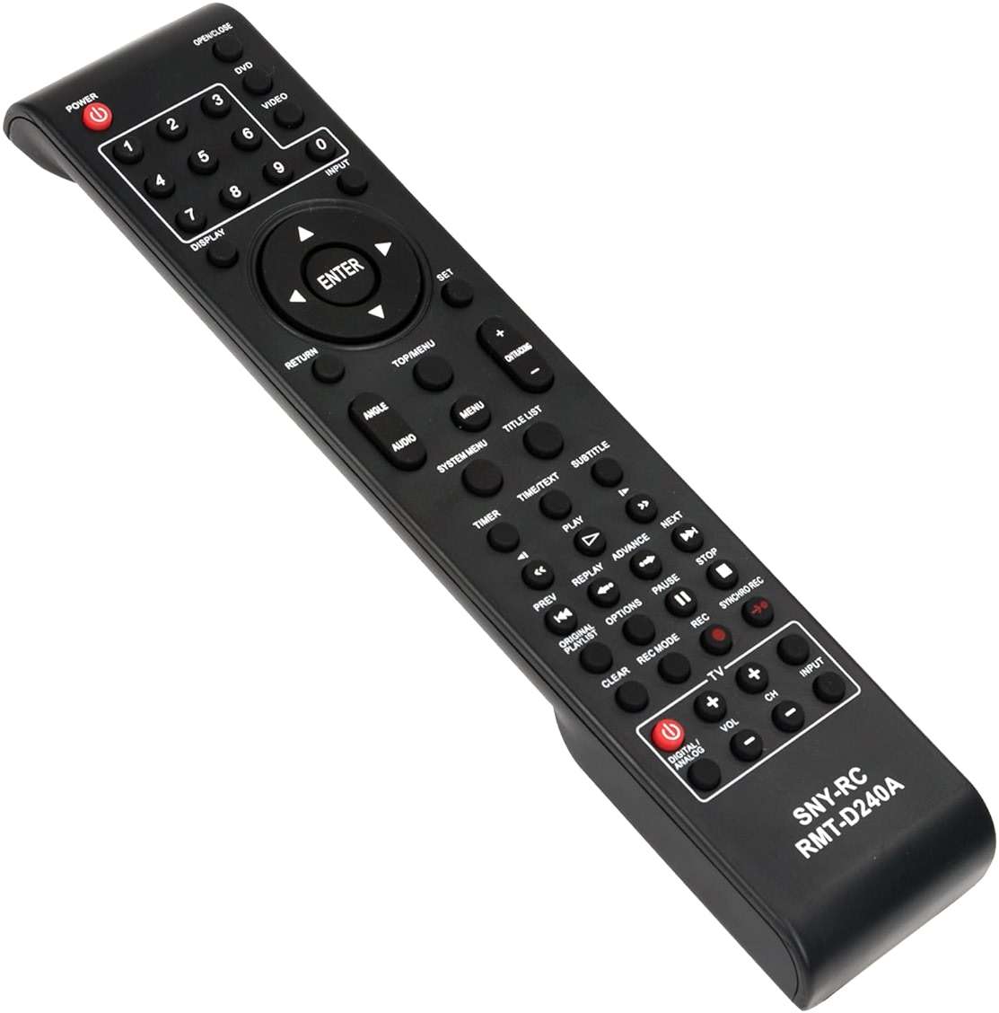 RMT-D240A Replaced Remote fit for Sony VCR DVD Player Combo RDR-VX555 RDR-VX525 RDR-VXD655 SDR-VX525/VCR RDRVX555 RDRVX525 RDRVXD655 SDRVX525/VCR - Image 4