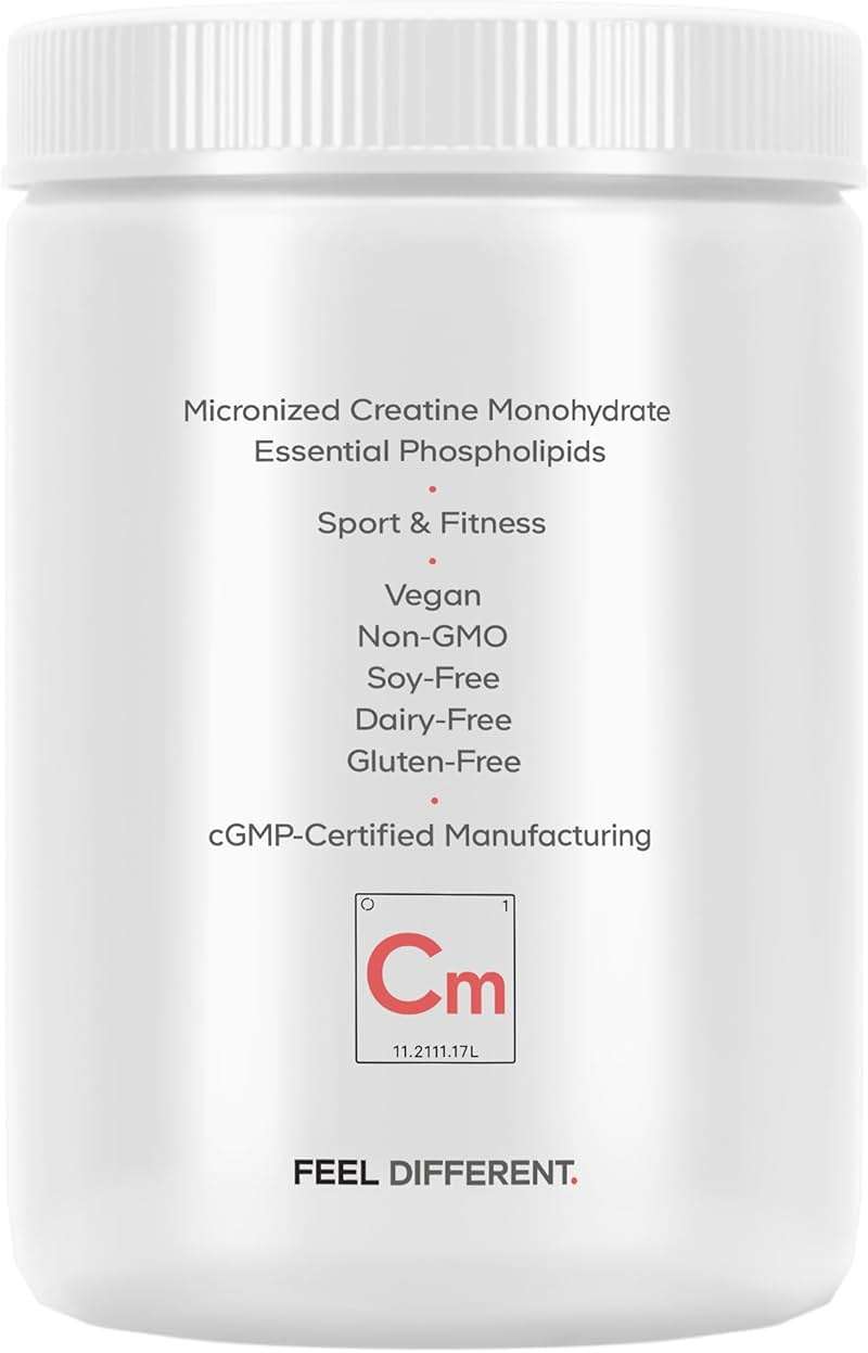 Codeage Liposomal Creatine Powder Supplement - 3-Month Supply - 5000mg Creatine Monohydrate Pre Workout & Post Workouts - Unflavored Creatine, Pure Creatine Powder, Creatinine for Sports - 90 Servings - Image 9