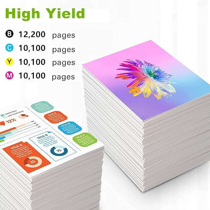 High Capacity Yield VersaLink C600 C605 Toner Cartridge for Xerox VersaLink C600/C605 Printers Toner 4 Colors Pack: 106R03900, 106R03901, 106R03902, 106R03903 (Black 12,200 & Colors 10,100 Pages) - Image 2