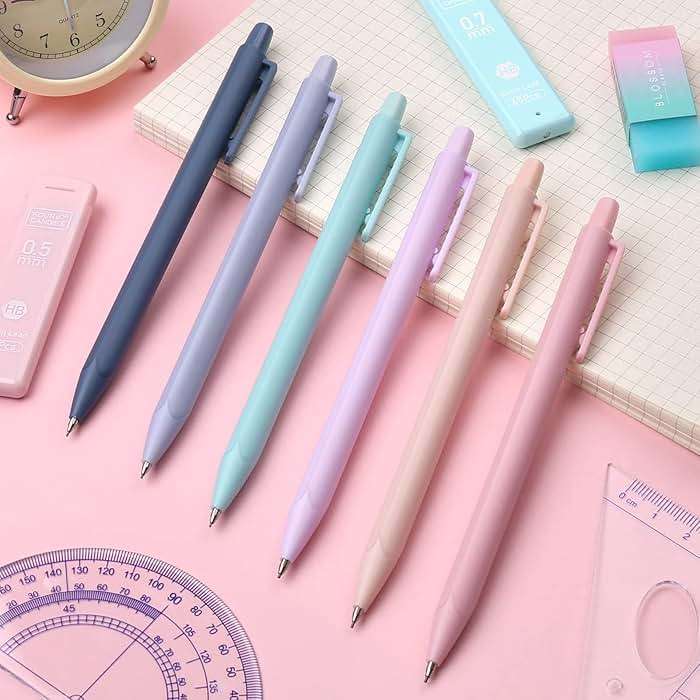 Four Candies Cute Mechanical Pencil Set, 6PCS Pastel Mechanical Pencils 0.5 & 0.7mm with 360PCS HB Leads, 3PCS Erasers and 9PCS Eraser Refills, Aesthetic School Supplies for Girls Writing - Image 7
