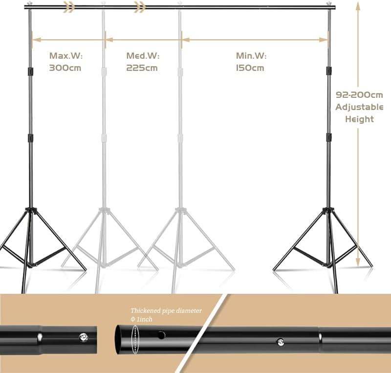 ShowMaven Photography Lighting Kit, Softbox Lighting Kit with Photo Backdrop for Product Photography, Portrait photography, Video Shooting Photography - Image 3