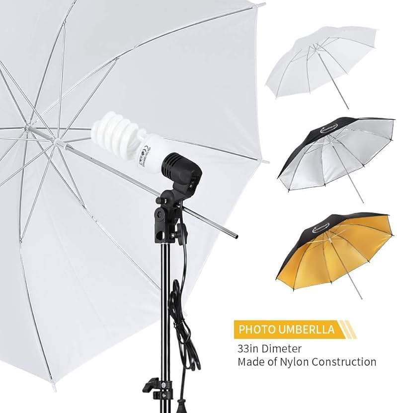 ShowMaven Photography Lighting Kit, Softbox Lighting Kit with Photo Backdrop for Product Photography, Portrait photography, Video Shooting Photography - Image 4