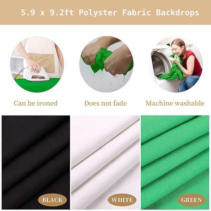 ShowMaven Photography Lighting Kit, Softbox Lighting Kit with Photo Backdrop for Product Photography, Portrait photography, Video Shooting Photography - Image 5
