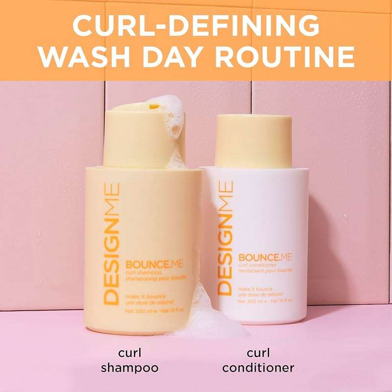 Design.Me BOUNCE.ME Curl Conditioner | Curl-Defining, Added Bounce, Nourishing, Anti-Frizz Formula| Boost Shine & Moisturising Conditioner for All Curly Hair Types - Image 5