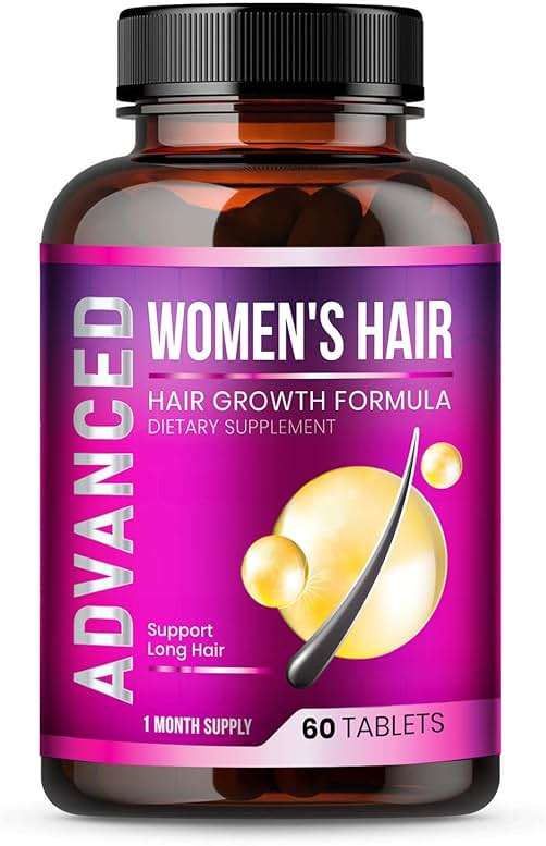 Hair Growth Vitamins for Women - Hair Vitamins for Thinning Hair for Women .Regrow & Regrowth Hair Supplement with Dht Blocker,Biotin & Saw Palmetto for Women.Volumize,Thicker,Longer Hair. - Image 1