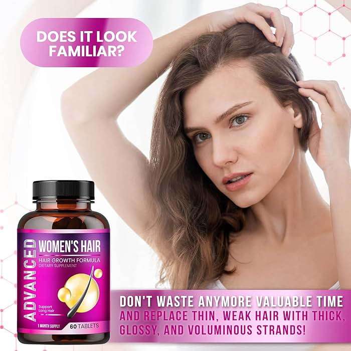 Hair Growth Vitamins for Women - Hair Vitamins for Thinning Hair for Women .Regrow & Regrowth Hair Supplement with Dht Blocker,Biotin & Saw Palmetto for Women.Volumize,Thicker,Longer Hair. - Image 4