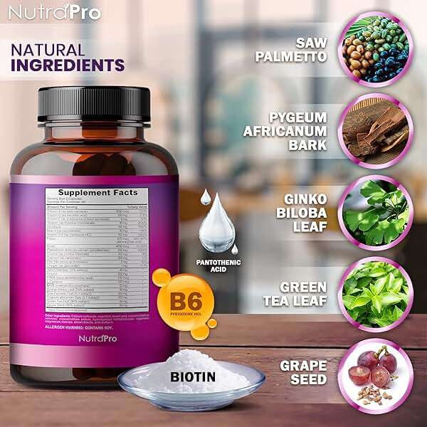 Hair Growth Vitamins for Women - Hair Vitamins for Thinning Hair for Women .Regrow & Regrowth Hair Supplement with Dht Blocker,Biotin & Saw Palmetto for Women.Volumize,Thicker,Longer Hair. - Image 6