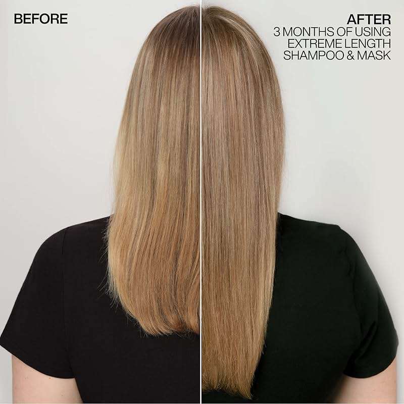 Redken Redken Extreme Length Triple Action Treatment Mask, Rinse-Out Mask With Biotin & Niacinamide - Image 4