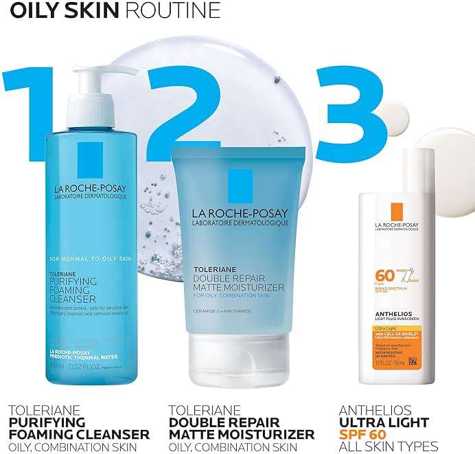 La Roche-Posay Toleriane Double Repair Matte Face Moisturizer, Daily Moisturizer For Oily Skin With Ceramide And Niacinamide For All Skin Tones, Oil Free, Non-Comedogenic, Available with SPF 30 - Image 8