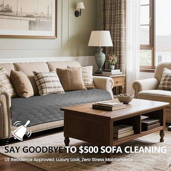 gogobunny 3X Stronger Waterproof Pet Blanket, Scratch Proof Furniture Protector for Dogs Cats, Reversible Cover 52x82 Inch, Dark Grey/Light Grey - Image 6