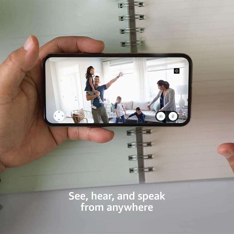 Blink Mini Pan-Tilt Camera (newest model), Rotating indoor plug-in smart security camera, two-way audio, HD video, motion detection, Works with Alexa (White) - Image 3