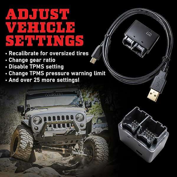 Z Automotive Tazer Mini Programmer | Fits 2018-2026 Jeep Wrangler JL and Gladiator JT | Customize Over 70 Settings | Activates Anti-Theft Pin Lock, Rock Crawl, Winch Mode and More! - Image 5