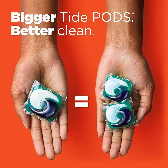 Tide Hygienic Clean Power PODS Laundry Detergent Pacs, Original Scent, 25 Count, Removes Visible and Invisible Dirt - Image 3