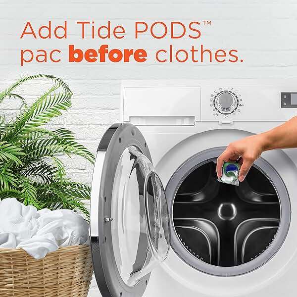 Tide Hygienic Clean Power PODS Laundry Detergent Pacs, Original Scent, 25 Count, Removes Visible and Invisible Dirt - Image 5