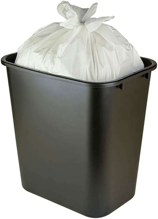 Amazon Basics 8 Gallon Flap Tie Trash Bags, Fresh Scent, 80 Count - Image 5