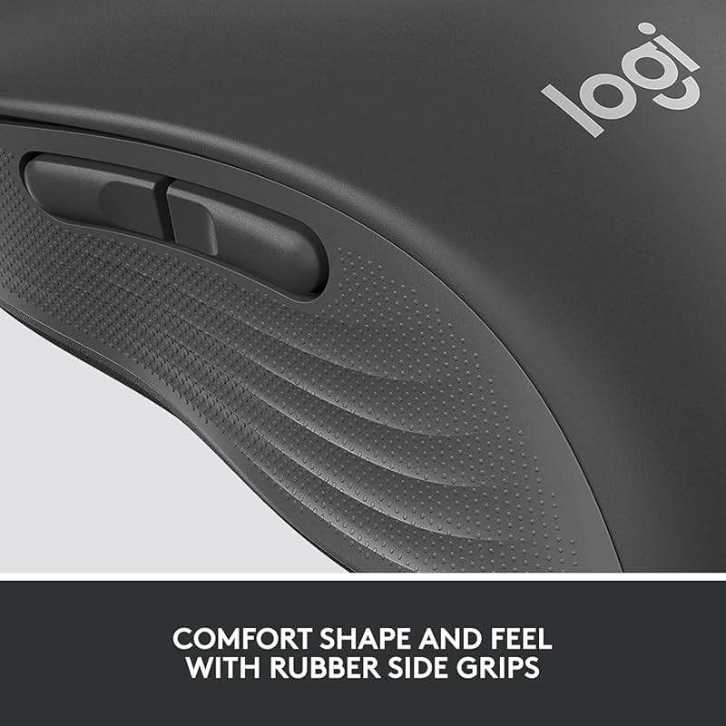 Logitech Signature M650 for Business Wireless Mouse, for Small to Medium Sized Hands, Logi Bolt, Bluetooth, SmartWheel - Graphite - Image 9