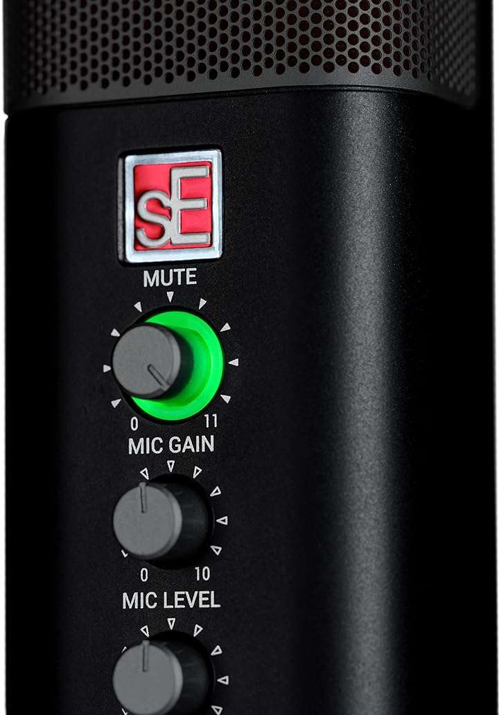 sE Electronics Neom USB Microphone for PC, Mac, iPhone, iOS, Android Devices - Podcast Microphone for Content Creators, Gaming, Streaming & Voice Recording - Portable Travel Mic for Recording Anywhere - Image 4