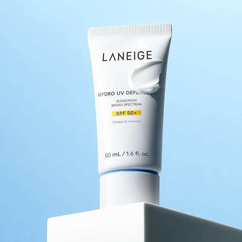 LANEIGE Hydro UV Defense Sunscreen SPF 50+ Hypoallergenic & Dermatologist-Tested Korean Broad Spectrum Sun Protection with No White Cast - Image 3