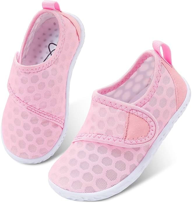 LeIsfIt Toddler Water Shoes Boys Girls Barefoot Aqua Socks Kids Breathable Quick-Dry Swim Shoes for Beach Pool Surf - Product Image