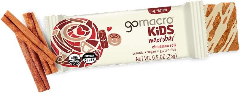 Gomacro, Bar Kids Cinnamon Roll Organic, 6.3 Ounce, 7 Count - Image 3