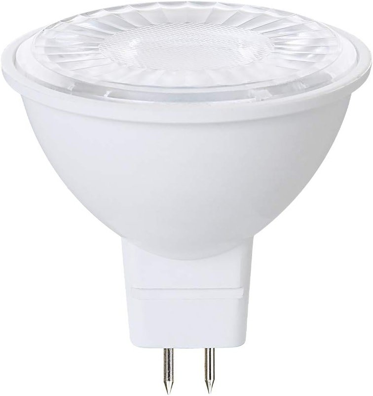 Euri Lighting EM16-7W4020ew Dimmable LED MR16 (GU5.3 Base), 7W (50W Equal) 500lm, Warm White (2700K), 80CRI, 40° Angle, 12V, Damp Rated UL, Energy Star 3YR 25K HR WTY, One Count - Product Image