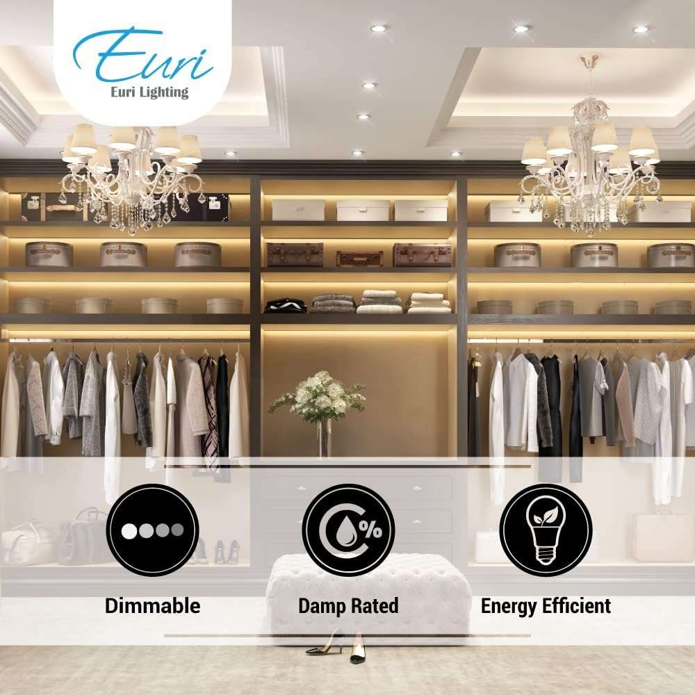 Euri Lighting EM16-7W4020ew Dimmable LED MR16 (GU5.3 Base), 7W (50W Equal) 500lm, Warm White (2700K), 80CRI, 40° Angle, 12V, Damp Rated UL, Energy Star 3YR 25K HR WTY, One Count - Image 6