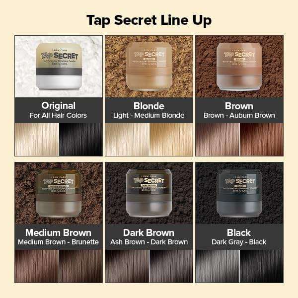 I DEW CARE Tap Secret Dry Shampoo Powder with Biotin - Tap Secret Original | Strengthening & Volumizing, Refillable, Travel size, Non-aerosol, Brunette, Korean Ginseng, Stocking Stuffers, 0.24 Oz - Image 9